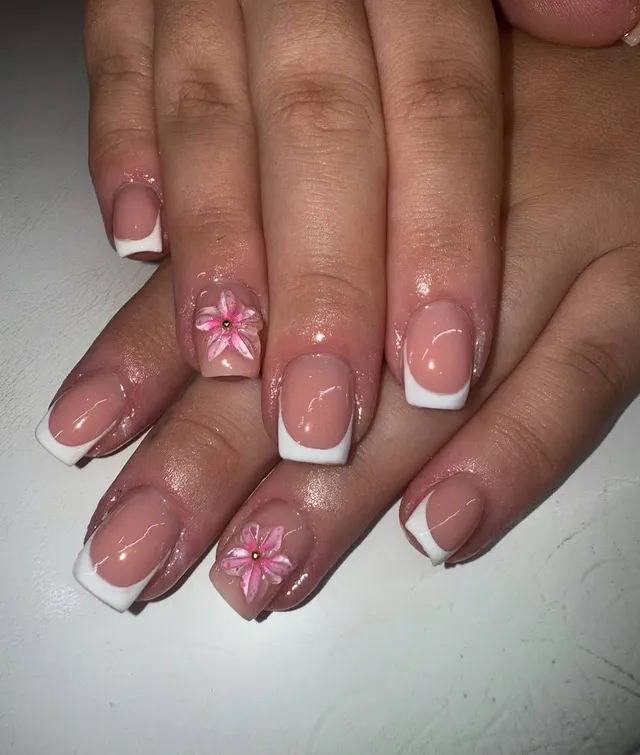 BIAB pretty-French nail set